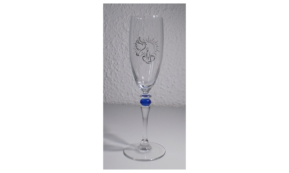 Ayn'Art - Gravure sur verre pour baptême en image