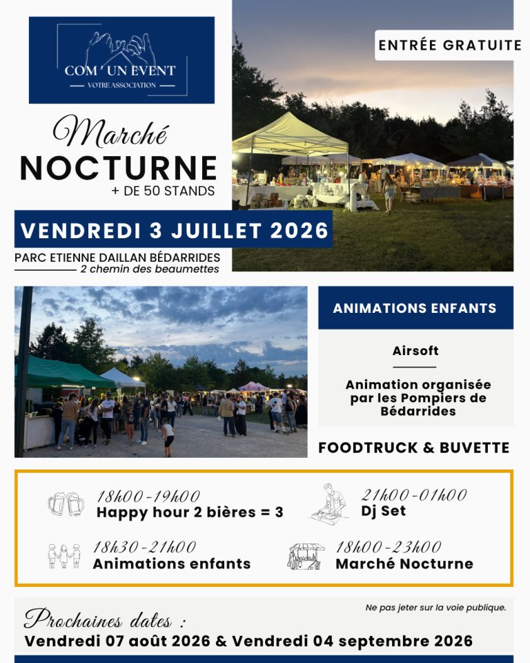 Marché nocturne Bédarrides
